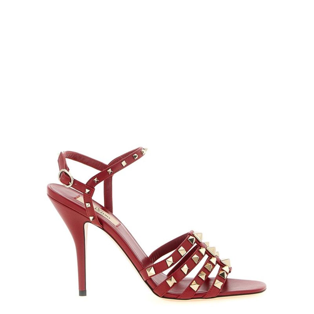 Valentino Garavani Multicolor Calfskin Stiletto Heel Women's Sandals
